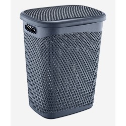 Пластмасов кош за дрехи 55л 44,8x38,9x56,5см антрацит HOME-(TRN-171-04) - Horecano