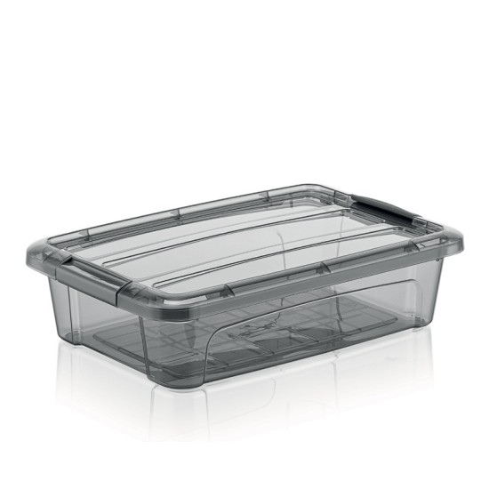 Пластмасова кутия контейнер 2,8л антрацит HOME-(BNM-0179) - Horecano