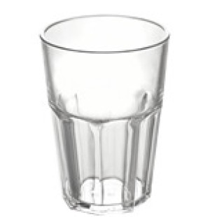 Поликарбонатна  чаша  300мл ф7,6xh12,2см PREMIUM (PM.300)  - Rubikap