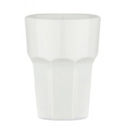Поликарбонатна чаша бяла 250мл 84xh90мм (PM.250) PREMIUM - Rubikap