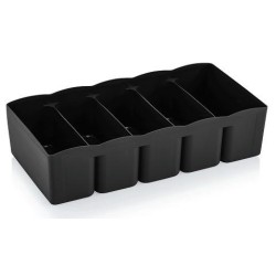 Пластмасов органайзер с 5 разделения малък 8,5x27,5x6,5см DUNYA-(07406)