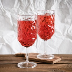 Поликарбонатна чаша за вино 250мл PRISMA CLEAR RK-(EX.PG250-PC001) - Rubikap