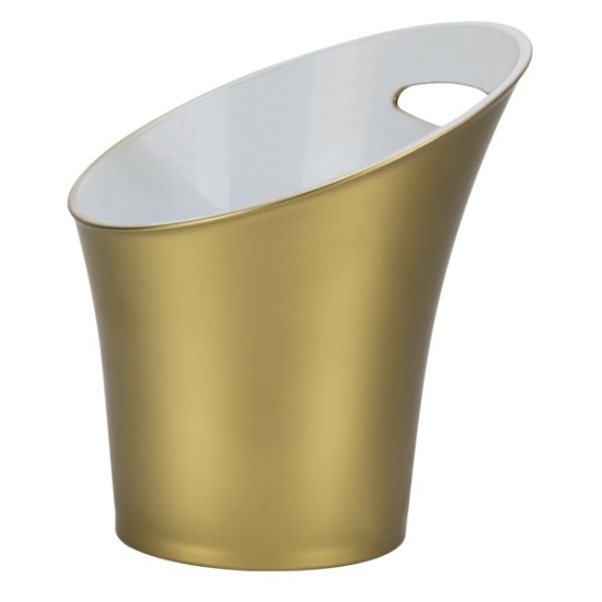 Поликарбонатна шампаниера 26x21xh25,5см златиста RK-(BK.300-PS002 GOLD) - Rubikap