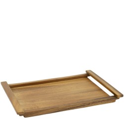 Дървена табла за презентация 33,3x24,3xh2,6см АКАЦИЯ стакабъл ALAS-(SWP-251019-B1L) - Horecano