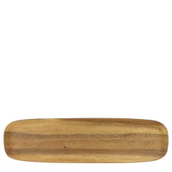 Дървено плато овално 40x10,5xh3см АКАЦИЯ ALAS-(SWO-011118-SB55) - Horecano