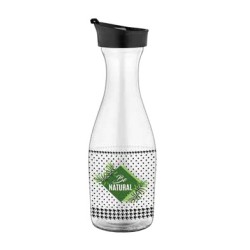 Стъклена гарафа с декор 1л "Be Natural" M-212012 - Horecano
