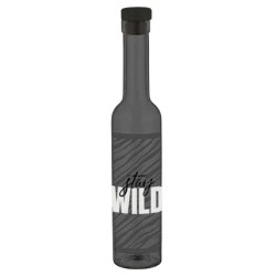 Стъклена бутилка с декор и тапа 500мл "Stay Wild" M-152011 - Horecano