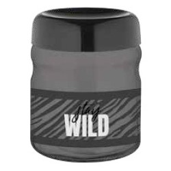Стъклен буркан с декор 900мл "Stay Wild" M-132017- Horecano
