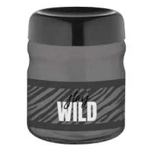 Стъклен буркан с декор 900мл "Stay Wild" M-132017- Horecano