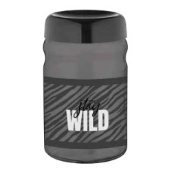 Стъклен буркан с декор 1,4л "Stay Wild" M-132018 - Horecano