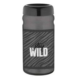 Стъклен буркан с декор 1,8л "Stay Wild" - Horecano