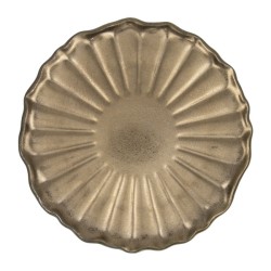 Керамична чиния ф28xh2,7см QUINN GOLD-(HC-561032) - Horecano