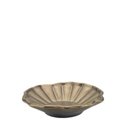 Керамична чиния дълбока ф20,5xh4,6см QUINN GOLD-(HC-561033) - Horecano