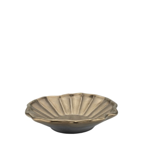 Керамична чиния дълбока ф20,5xh4,6см QUINN GOLD-(HC-561033) - Horecano