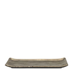 Керамично плато правоъгълно 29,3x11,8xh2,3см QUINN GOLD-(HC-561035) - Horecano