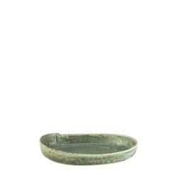 Порцеланово плато овално 23,6x15,5xh4,5см HAZEL GREEN-(HC-561052) - Horecano