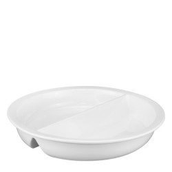 Порцеланов гастронорм двусекционен ф38см кръгъл BUFFET-(HC-561120) - Horecano