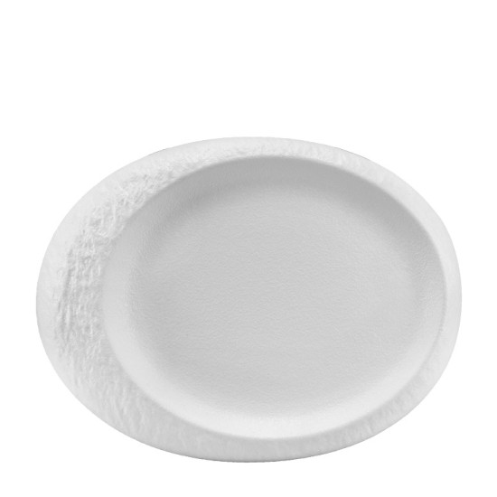 Порцеланова чиния за презентация Гнездо 33x26xh3,4см METEOR WHITE-(HC-561126) - Horecano