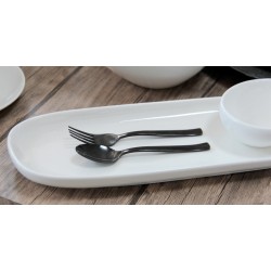 Порцеланово плато правоъгълно 41.5x11.5x2.8см SYDNEY-(HC-56235) - Horecano