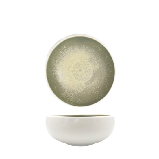 Порцеланова купа 11см 300мл HORECANO-IVY/WHITE-(ZA0081-4.5-wm-IY/WH)