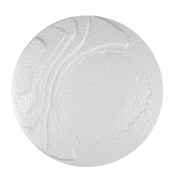 Порцеланово плато на вълни кръгло 31см METEOR WHITE-(F3071-12) - Horecano