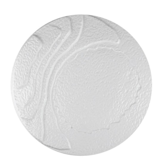 Порцеланово плато на вълни кръгло 31см METEOR WHITE-(F3071-12) - Horecano