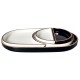 Комплект от 5 порцеланови чинии HELLA-BLACK & WHITE-(HC-56434) - Horecano