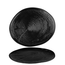 Порцеланова чиния 24см WILLOW BLACK-(F3970-9.5FB) - Horecano