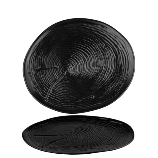 Порцеланова чиния 24см WILLOW BLACK-(F3970-9.5FB) - Horecano