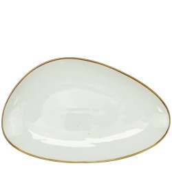 Порцеланово плато триъгълно 33x20xh2см ARIZONA GLISS-(AG1961-13) - Horecano