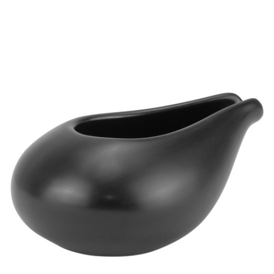 Порцеланова сосиера 120мл MATT VISION BLACK-(F0770-4FB) - Horecano