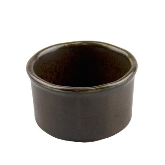 Порцеланов рамекин кръгъл 9см 150мл ANTIQUE-BLACK-(ZA0204-3.5-B) - Horecano