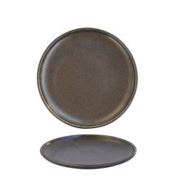 Порцеланова чиния кръгла 21см ANTIQUE-BLACK-(ZA0001-8.25-B) - Horecan