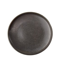 Порцеланова чиния кръгла 21см ANTIQUE-BLACK-(ZA0001-8.25-B) - Horecan