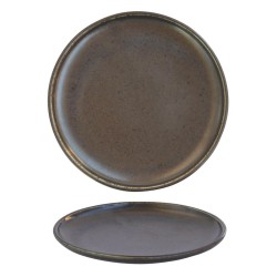 Порцеланова чиния кръгла 31см ANTIQUE-BLACK-(ZA0001-12-B) - Horecano