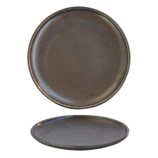 Порцеланова чиния кръгла 31см ANTIQUE-BLACK-(ZA0001-12-B) - Horecano