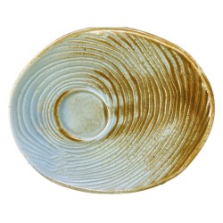 Порцеланова чинийка 16,6x13,6xh2см за чаша 100мл RIVER-(ZA0350-6.5-RV) - Horecano