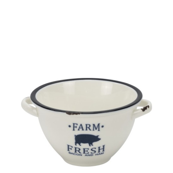 Порцеланова купичка 16,5x13,9xh7,2см 550мл HAPPY FARM-(HF-56701) - Horecano