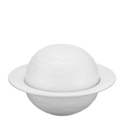 Порцеланова купа за презентация с капак ф16,5xh10см ATLAS WHITE-(HC-56764) - Horecano