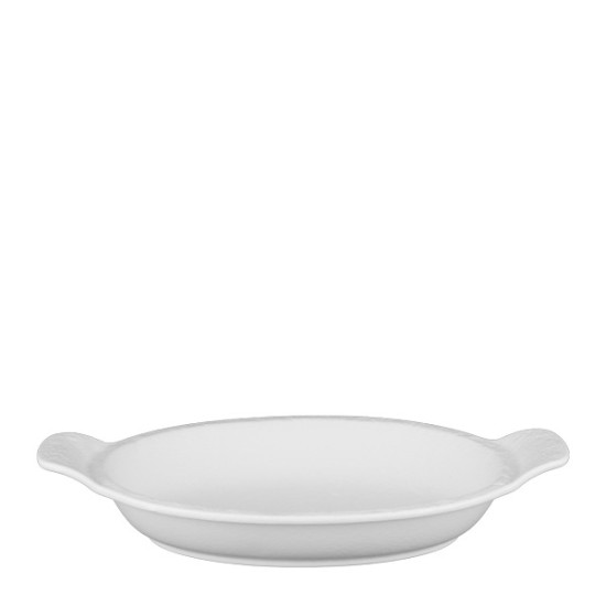 Порцеланова тава овална 500мл 28x16см METEOR WHITE-(HC-56896) - Horecano
