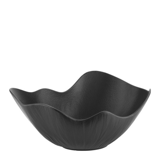 Порцеланова купа асиметрична 37x27xh19,5см черна REN BUFFET-(HC-56927) - Horecano