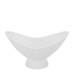 Порцеланова купа на стойка асиметрична 19,5x11x10,8см REN-(HC-56934) - Horecano