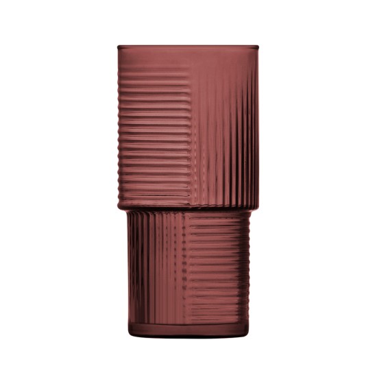 Стъклена чаша за вода / безалкохолни напитки висока 400мл MAROON HELEN HLN 376-(PFTCL7624) - Lav