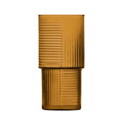 Стъклена чаша за вода / безалкохолни напитки висока 400мл MUSTARD HELEN HLN 376-(PFTCL0139) - Lav