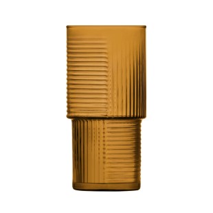 Стъклена чаша за вода / безалкохолни напитки висока 400мл MUSTARD HELEN HLN 376-(PFTCL0139) - Lav