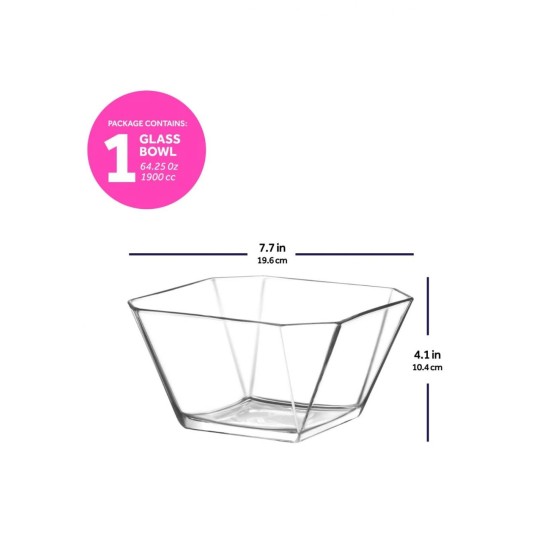 Стъклена купа квадратна 1,9л KRN 299 - Lav