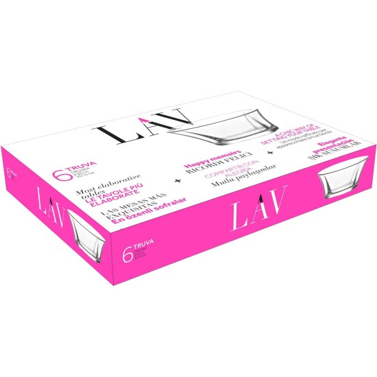Стъклена купа 17см 850мл TRU 283 - Lav