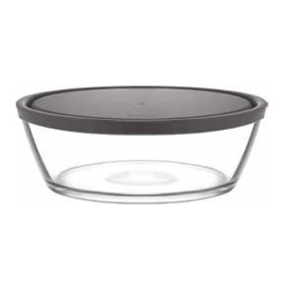 Стъклена кутия със сив капак 2,37л VEGA VEG 296-PK222 - Lav