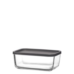 Стъклена кутия със сив капак 1,17л CUB 238-PK222 - Lav