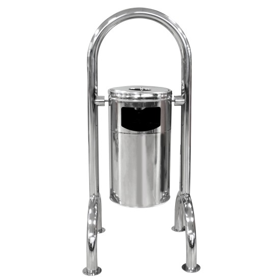Стационарен кош от 2 части 50x48xh115см хром (4518.5099S.000.00) - Horecano